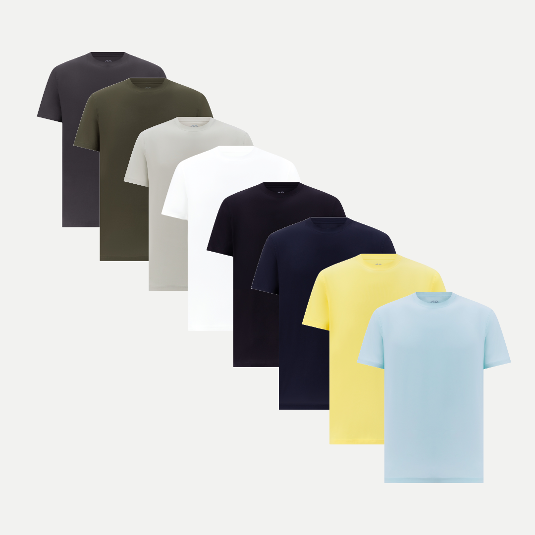 Pack of 8 – Active Crew Neck T-shirt
