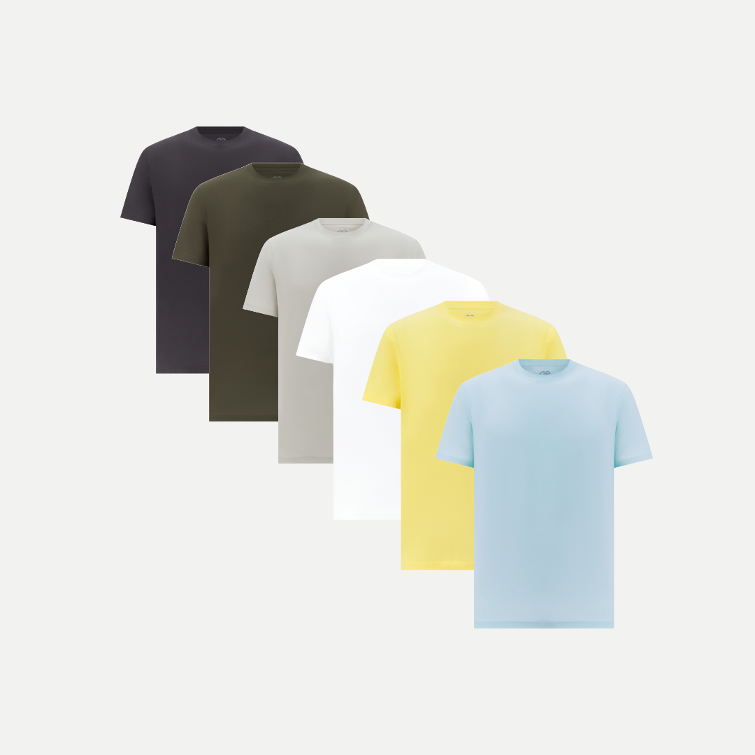 Pack of 6 – Active Crew Neck T-shirt
